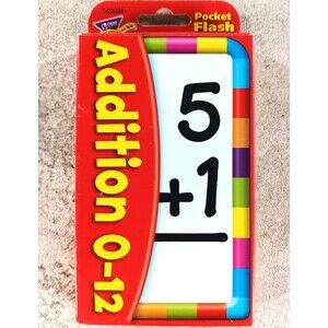 TREND Addition 0-12 Pocket Flash Cards T-23004 UPC 078628230048
